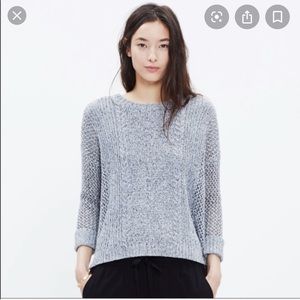 Madewell Marled Plaza Pullover Sweater